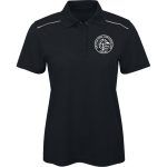 Official CHSA Transparent White Logo Womens Radiant Pique Polo