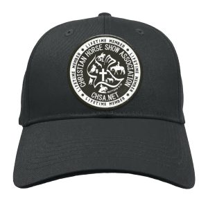 Official CHSA Lifetime Member Black and White Logo Twill Cap