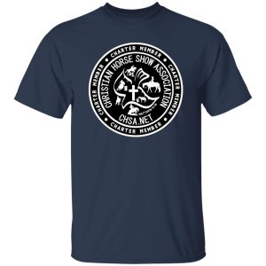 CHSA CHARTER MEMBER Black and White Logo Unisex T-Shirt