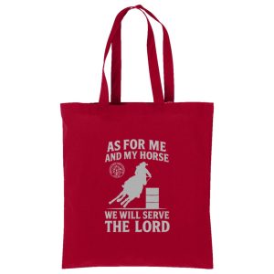 As For Me and My Horse Tote Bag (Barrel Racer)