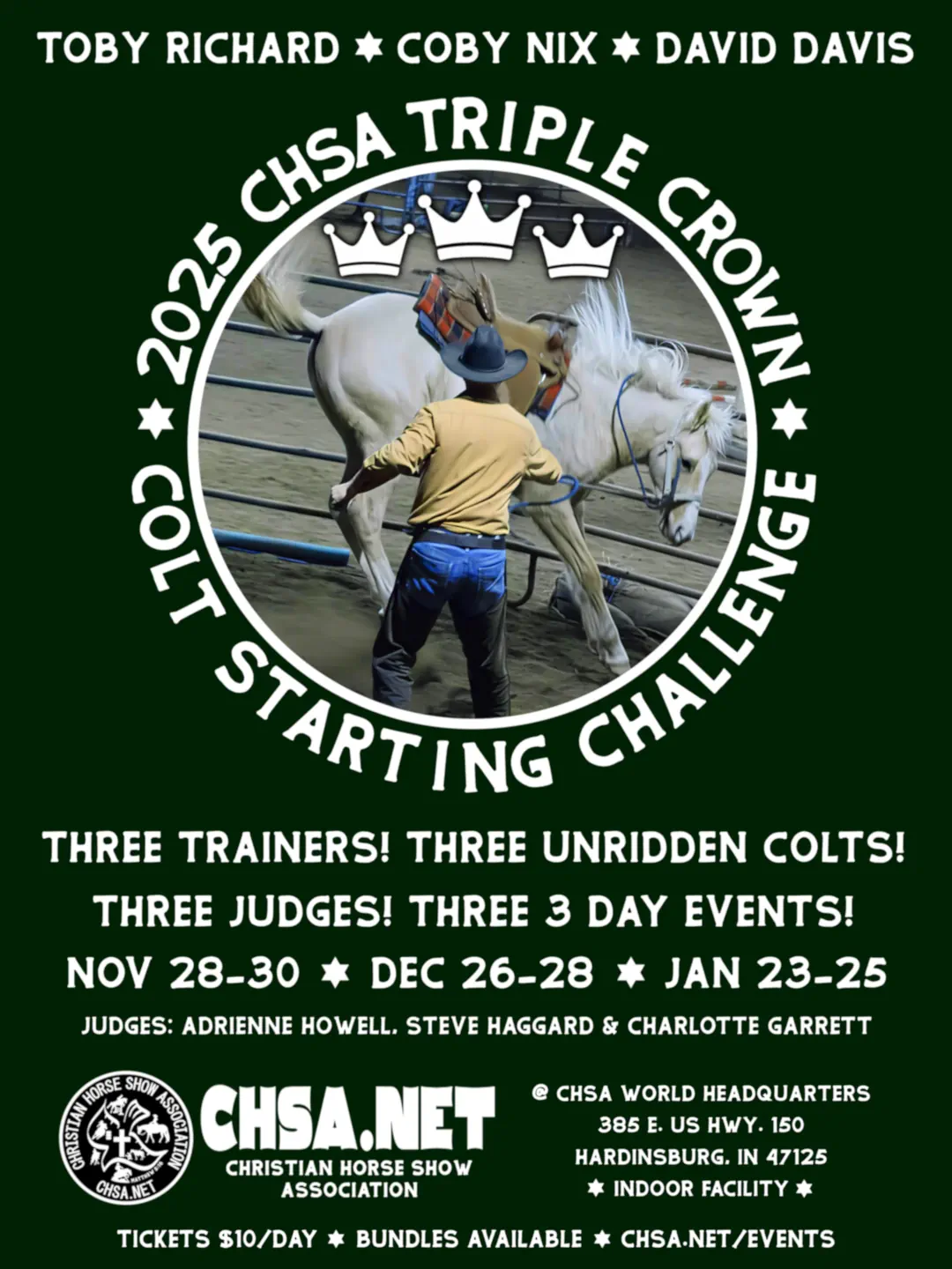 CHSA 2025 Triple Crown Colt Starting Challenge