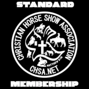 Standard Membership - Compete in any CHSA event, earn points and awards, and enjoy all member benefits. Includes one horse/rider nomination.
