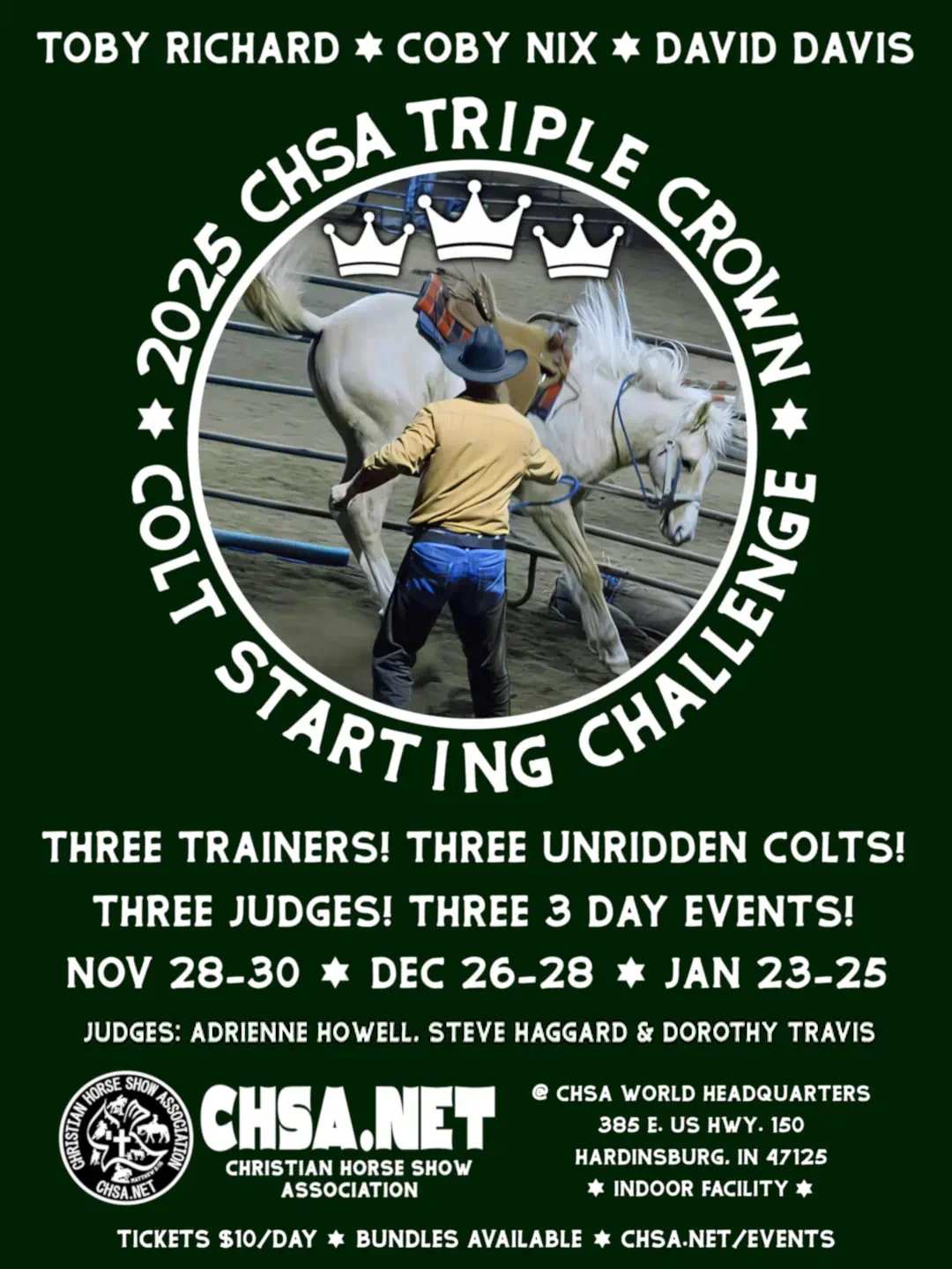 CHSA 2025 Triple Crown Colt Starting Challenge